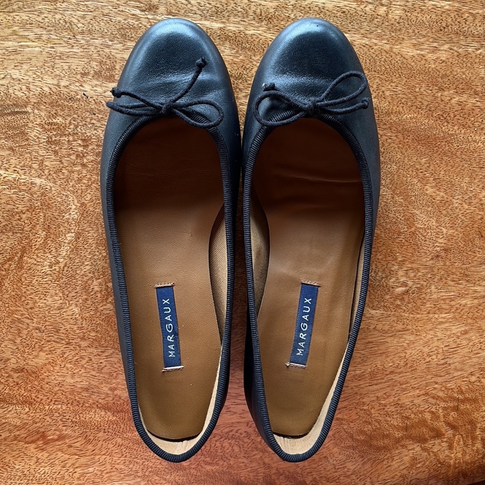 Margaux Black The Ballet Flats The Demi Size 38.5 8.5